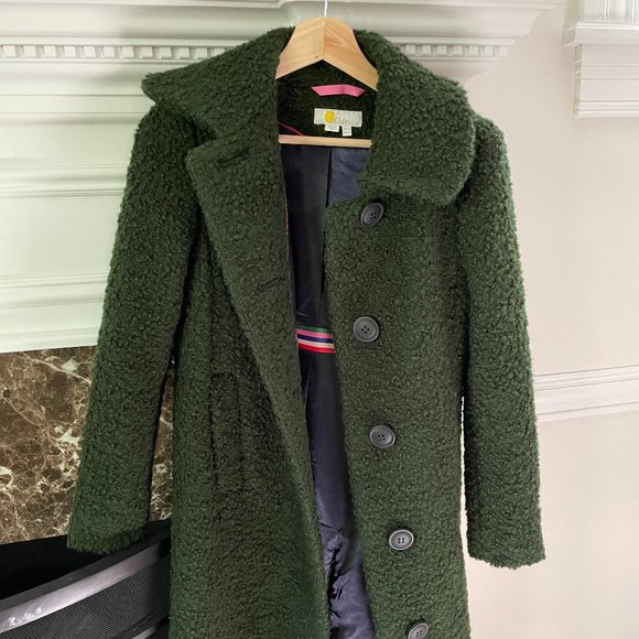 Boden textured coat - forest green - size 2P (US) - Picture 4 of 6